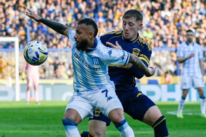 Boca y Racing no se sacaron ventajas.