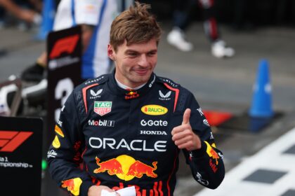 Max Verstappen en Bakú