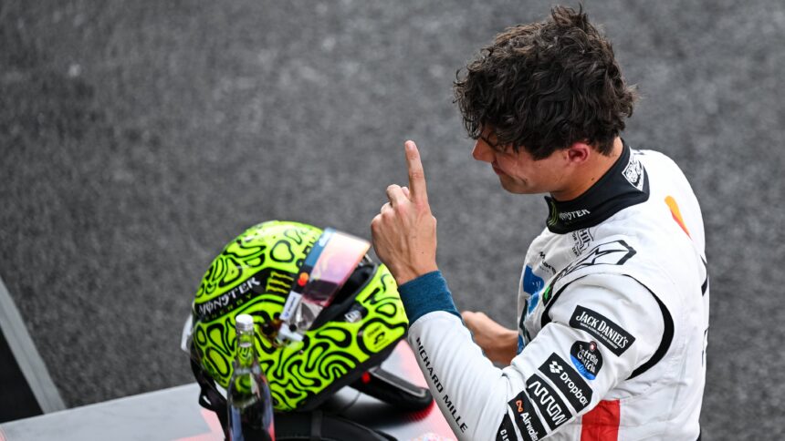 Norris Ferrari McLaren México