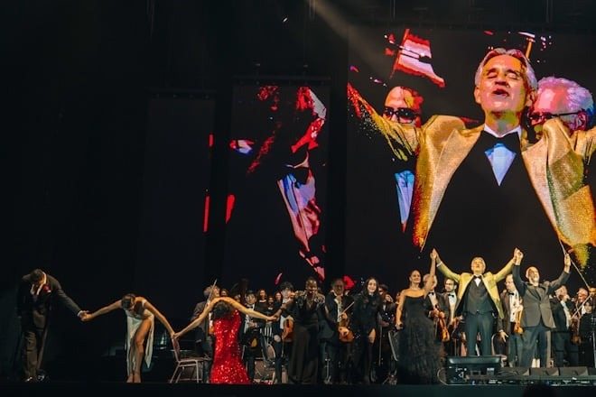 Andrea Bocelli brilló en Argentina y sorprendió con Nicki Nicole