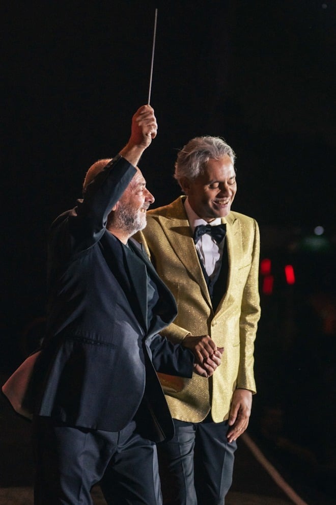 Andrea Bocelli brilló en Argentina y sorprendió con Nicki Nicole