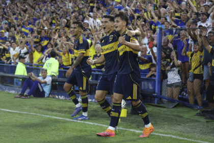 Boca festejo vs Newells