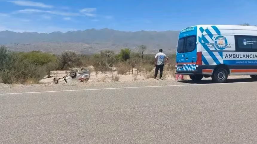 Accidente fatal en Catamarca un jubilado y su pareja alemana murieron al volcar su auto en la Ruta 40