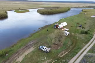 Buscan a dos hermanos de 10 y 12 anos en Santa Cruz que fueron arrastrados por el rio