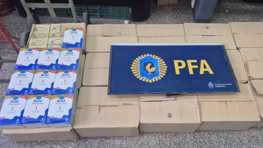 Cinco detenidos por distribucion y venta de leche en polvo adulterada