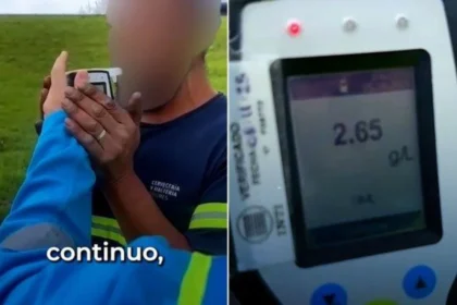 De no creer un camionero circulaba de Corrientes a Buenos Aires con alcoholemia positiva