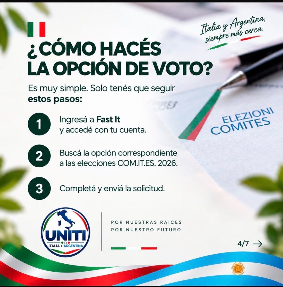 Forma de voto Elecciones COMITES 2026