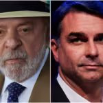 Luiz Inacio Lula da Silva y Flavio Bolsonaro