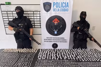Policia de la Ciudad secuestro cocaina marihuana y pasta base en el Barrio 31