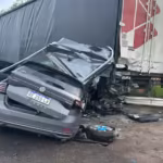 Tragedia en Brandsen un muerto y un herido por el choque frontal entre una camioneta y un camion