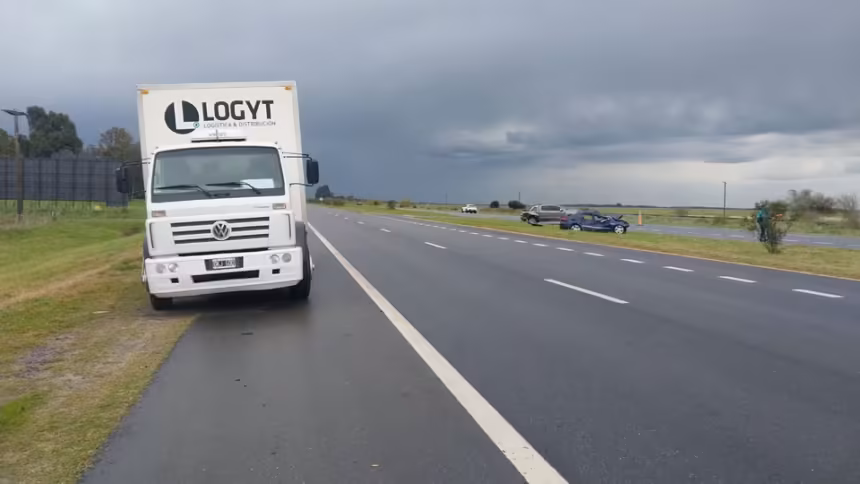 Tragedia en la Ruta 2 murio un joven de 29 anos tras un choque a la altura de Castelli