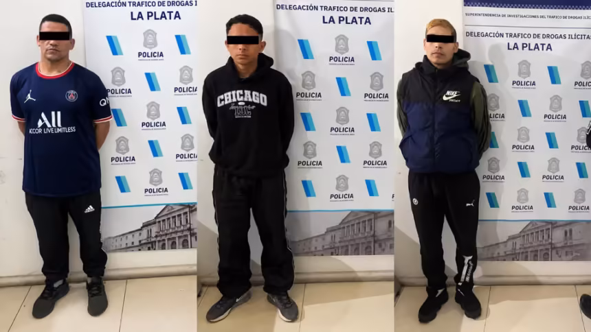 Tres delincuentes fueron detenidos en distintos barrios de La Plata