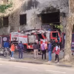 Un camion de bomberos choco contra la ex carcel de Caseros al menos 10 heridos