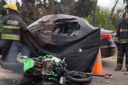 Un policia de la Federal retirado murio tras un accidente de transito en Ruta 2
