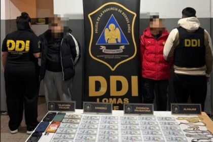 Una viuda negra y su novio fueron detenidos por un millonario robo en Llavallol