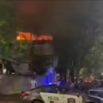 Villa Devoto exploto una garrafa en el quincho de una casa y hay tres heridos