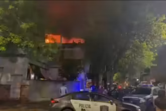 Villa Devoto exploto una garrafa en el quincho de una casa y hay tres heridos
