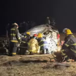 Volvia de ver jugar a su hijo en Chubut y murio en un choque su hermano tambien perdio la vida